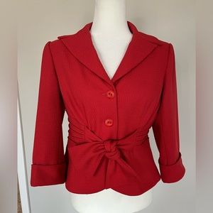 Kay Unger Red Jacket (8P) … and Bonus Skirt